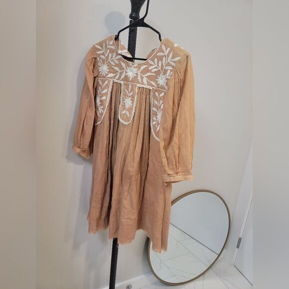Carolina K Dresses & Skirts - Carolina K embroidered dress medium